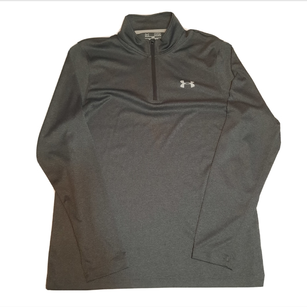 Under Armour Loose Fit Heatgear 1/4 Zip Athletic Long Sleeve Shirt